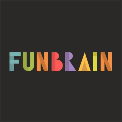 FunBrain designed in multicolor shapes